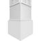 Ekena Millwork Craftsman Classic Square Non-Tapered Calico Fretwork Column w/ Mission Capital & Mission Base CC1008ENCLOMIMI - alternate 3